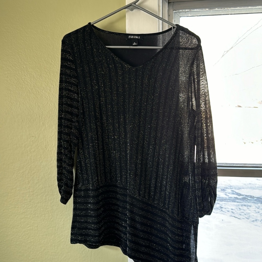 Sparkly top by Roz & Ali